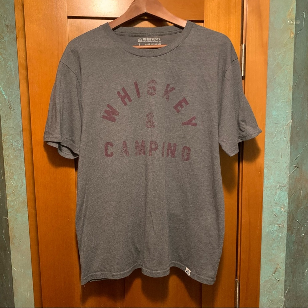 Pac Nor Westy Whiskey & Camping shirt. Size Large.